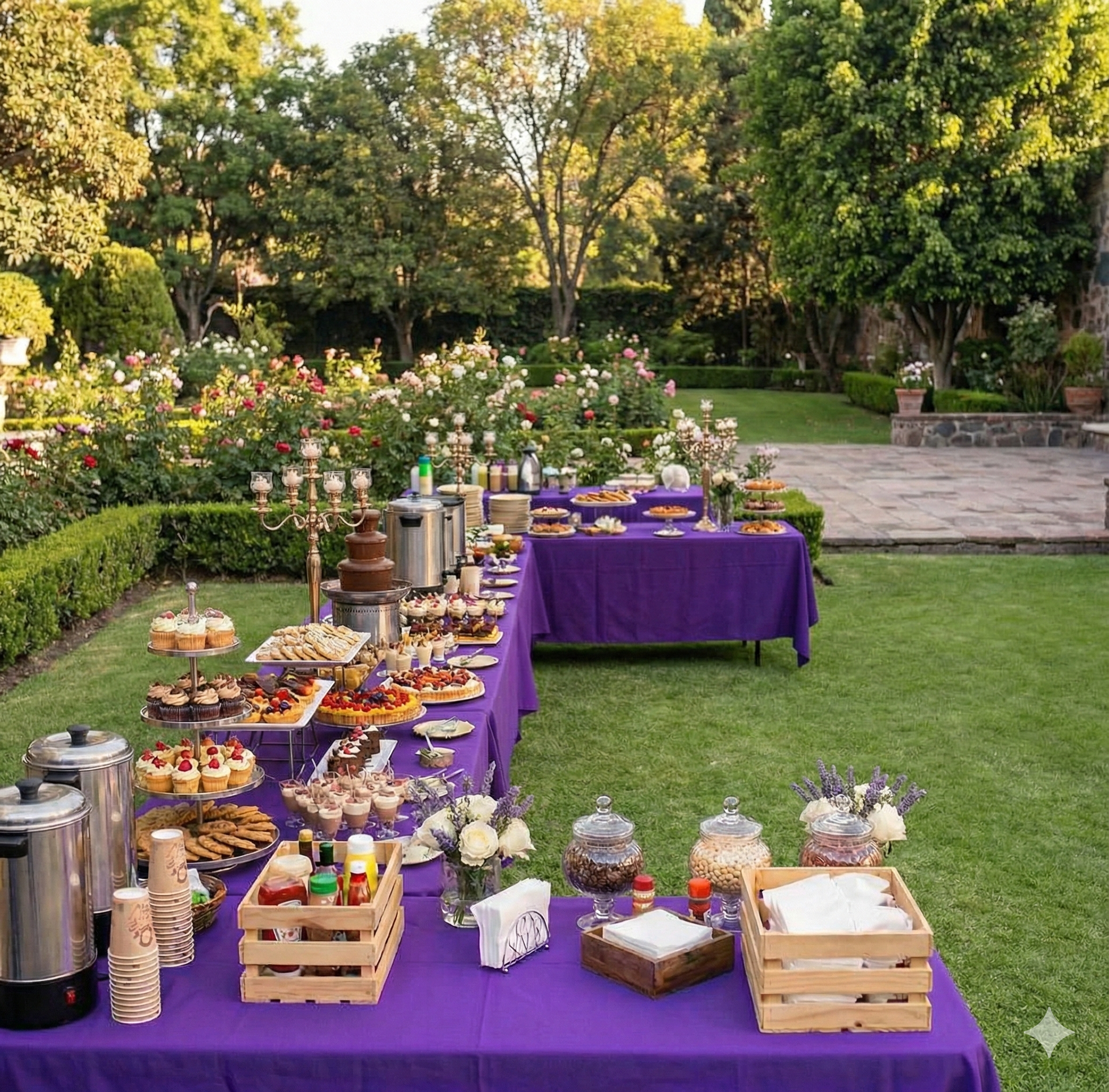 Coffee break para produccion en locacion